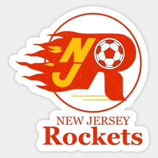 Defunct New Jersey Rockets Soccer 1981 Sticker